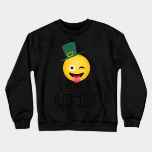 Emoji st patricks day Crewneck Sweatshirt